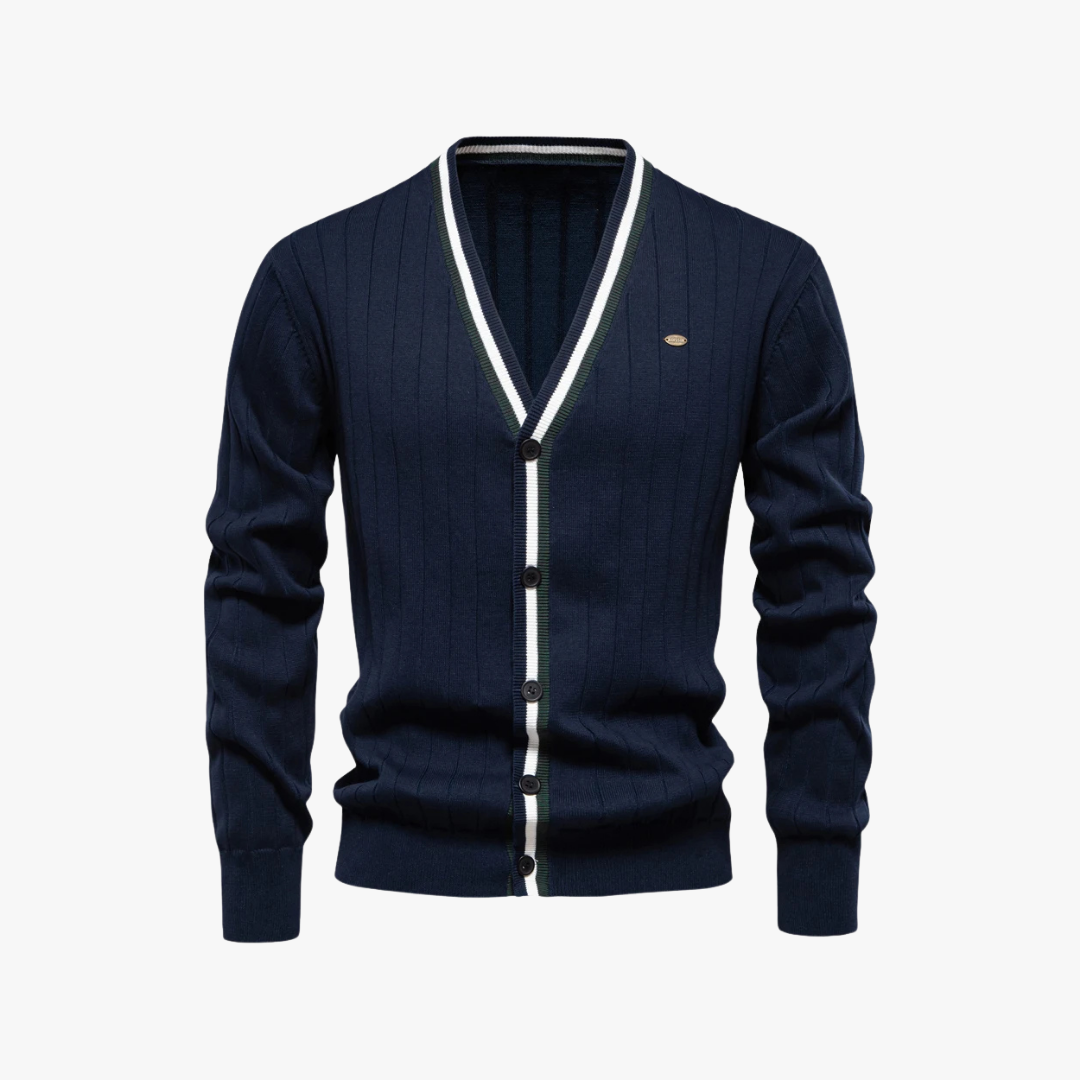 Seritza | Cardigan en coton pour hommes