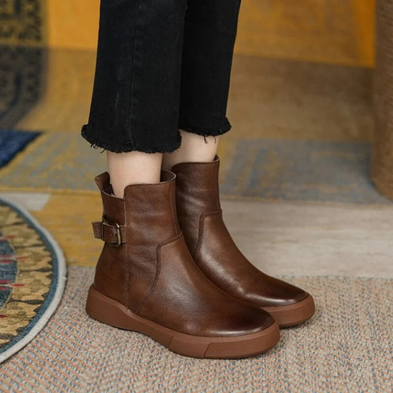 Seritza - Bottes en Cuir Polyvalentes